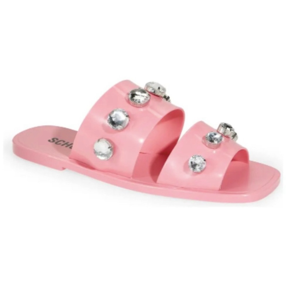 NIB SCHUTZ Lizzie Crystal Pink Sandals - Picture 2 of 2
